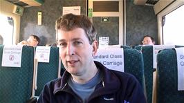 Michael on the 10:10 train from Newton Abbot to Taunton